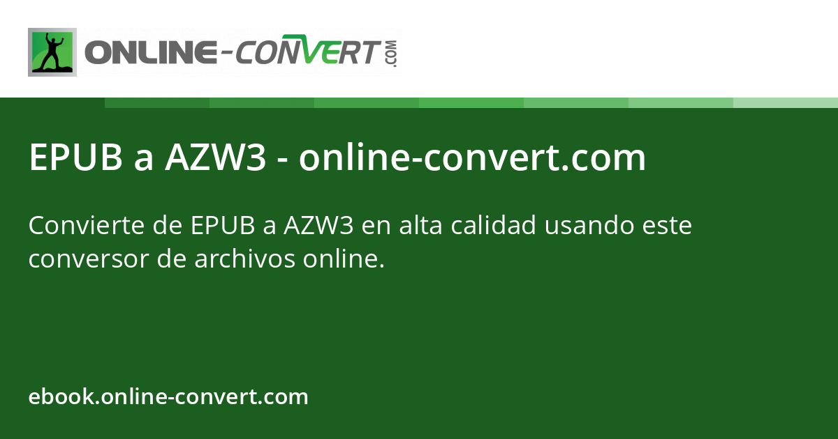 EPUB a AZW3