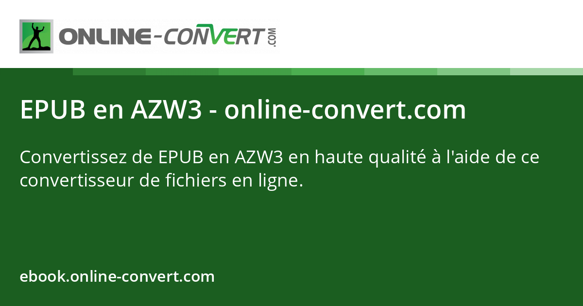 EPUB en AZW3
